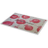 Pomegranate Shabbat Challah Board Schneidebrett (Ecke)