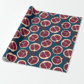 Pomegranate slices wrapping paper geschenkpapier (Ungerollt)