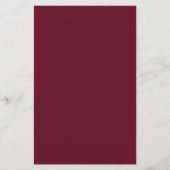 Pomegranate Solid Color Briefpapier (Vorderseite)