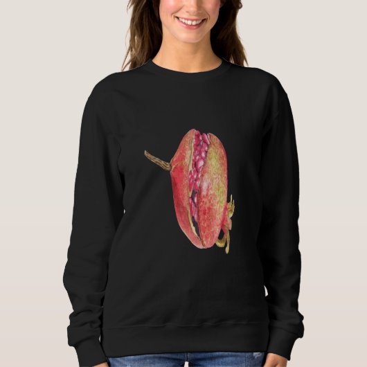 Pomegranate Summer Fruit Sweatshirt (Vorderseite)