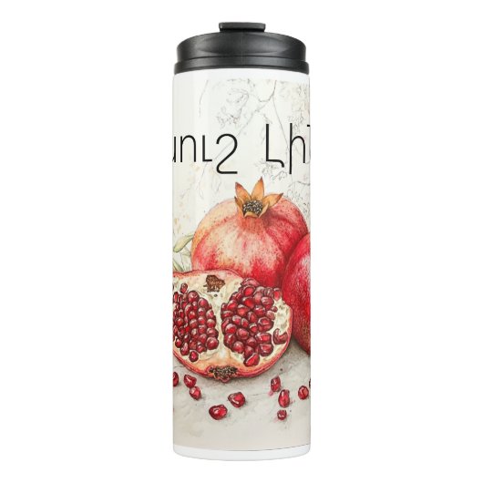 Pomegranate Thermal Tumbler Thermosbecher (Vorderseite)