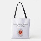 Pomegranate Tote Bag Tasche (Rückseite)