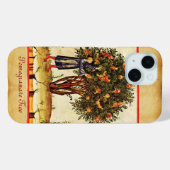 POMEGRANATE TREE ANTIQUE PARCHMENT Case-Mate iPhone HÜLLE (Rückseite (Horizontal))