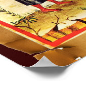 POMEGRANATE TREE ANTIQUE PARCHMENT POSTER (Ecke)