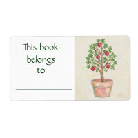 Pomegranate-Tree-Buchlabel