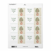 Pomegranate-Tree-Buchlabel (Vorne)