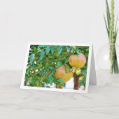 Pomegranate Tree Portrait Karte (Vorderseite)