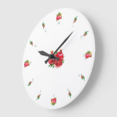 Pomegranate V1 Wall Clock Große Wanduhr (Winkel)