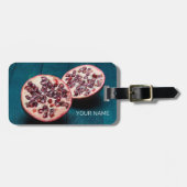 Pomegranate Vegan Obstkorb Gourmet Feinschmecker S Gepäckanhänger (Vorderseite horizontal)