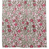Pomegranate William Morris magenta Duschvorhang (Vorderseite)