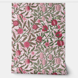 Pomegranate William Morris magenta Wallpaper Tapete