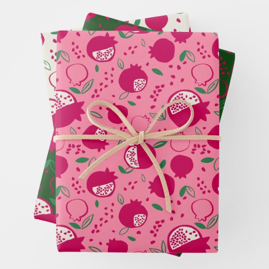 Pomegranate Wrapping Paper - Trial Geschenkpapier Set (Beispiel)