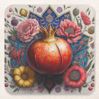 Pomegranate Yalda Untersetzer