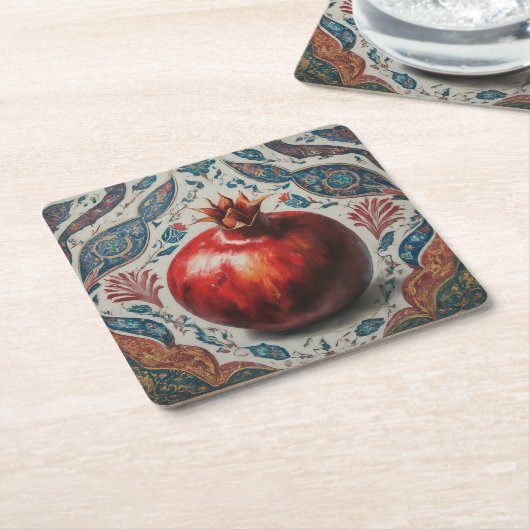 Pomegranate Yalda Untersetzer (angewinkelt)