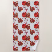 Pomegranete Strandtuch (Vorderseite)