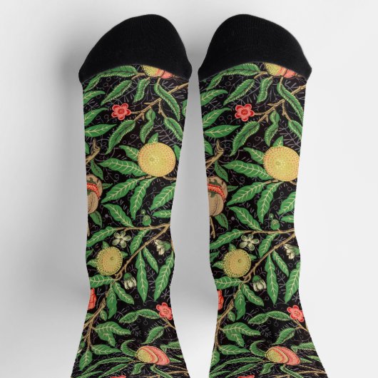 POMEGRANITEN-PATTERNSOCKS FÜR OBSTBAUM SOCKEN (Oben)