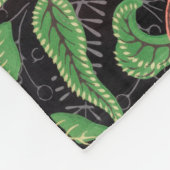 POMEGRANITENPATTER VON OBSTBAUM FLEECEDECKE (Ecke)