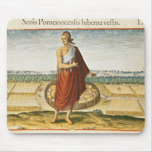 Pomeiooc Ältestes in einem Winterkleid Mousepad