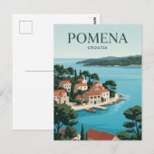 Pomena Kroatien Postkarte (Vorne/Hinten)
