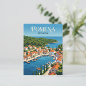 Pomena Kroatien Postkarte (Stehend Vorderseite)