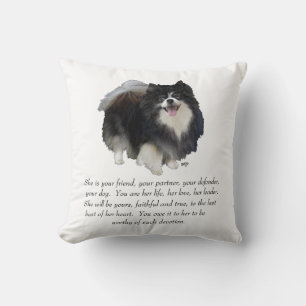 Pomeranian Andenken Hündin Kissen