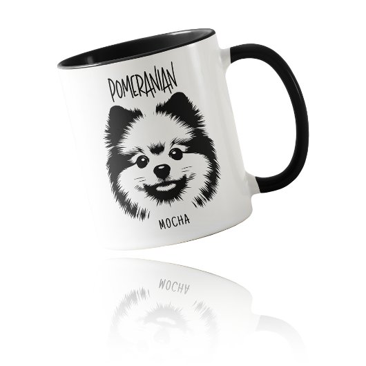 Pomeranian Breed Edgy Pop Art Custom Dog Lover Tasse