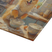 Pomeranian Cooking in Kitchen Schneidebrett (Ecke)
