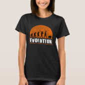 Pomeranian Dog Dad Human Evolution T-Shirt (Vorderseite)