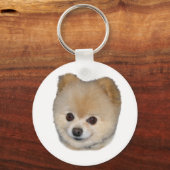 Pomeranian Dog Keychain Schlüsselanhänger (Vorderseite)