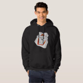 Pomeranian Fire Pup Hoodie (Vorne ganz)