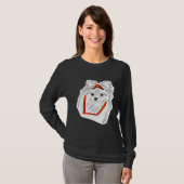 Pomeranian Fire Pup T-Shirt (Vorne ganz)