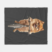 Pomeranian Fleecedecke (Vorderseite (Horizontal))