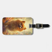 Pomeranian-Gepäckanhänger Gepäckanhänger (Vorderseite horizontal)