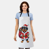 Pomeranian-Geschenküberraschung Schürze (Getragen)