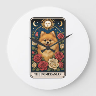 Pomeranian Große Wanduhr