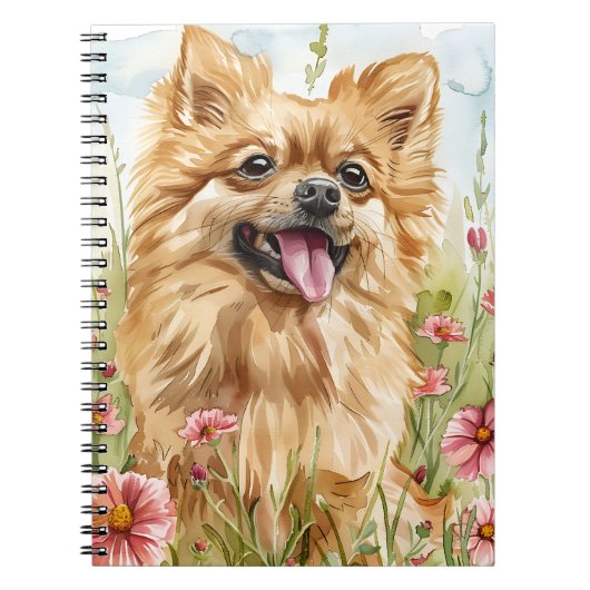 Pomeranian Journal – Dog Mom Notes Notizblock (Vorderseite)