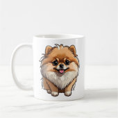 Pomeranian Kaffeetasse (Links)