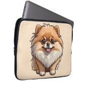 Pomeranian Laptopschutzhülle (Vorne Rechts)