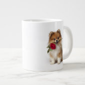 Pomeranian Liebe Jumbo-Tasse (Vorderseite Rechts)