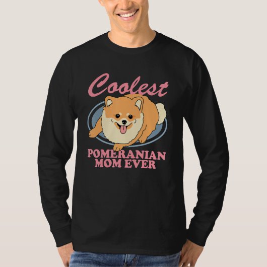 Pomeranian Mom Dog Owner Pomeranian 1 T-Shirt (Vorderseite)