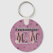 Pomeranian MOM Schlüsselanhänger (Vorderseite)