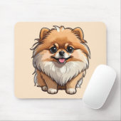 Pomeranian Mousepad (Mit Mouse)