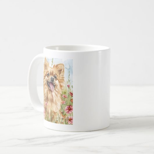 Pomeranian Mug Kaffeetasse (Vorderseite Links)
