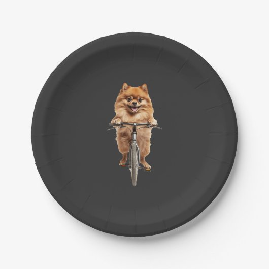 Pomeranian Pappteller (Vorderseite)