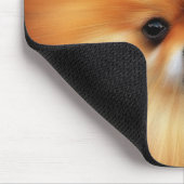 Pomeranian Photography Zoom Speed Art Portrait Mousepad (Ecke)