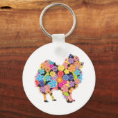 Pomeranian Schlüsselanhänger (Vorderseite)