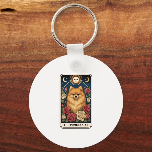 Pomeranian Schlüsselanhänger (Vorderseite)