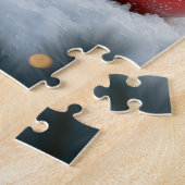 Pomeranian-Weihnachtskunst Puzzle (Seite)