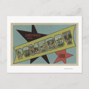 Pomeroy, OhioLarge Letter ScenesPomeroy, OH Postkarte