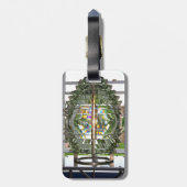 Pomham Rocks Lighthouse, Rhode Island Gepäckanhänger (Rückseite vertikal)